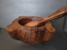 Mortier avec pilon bois - avec,