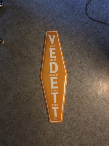 Plaque émaillée biere - biere,