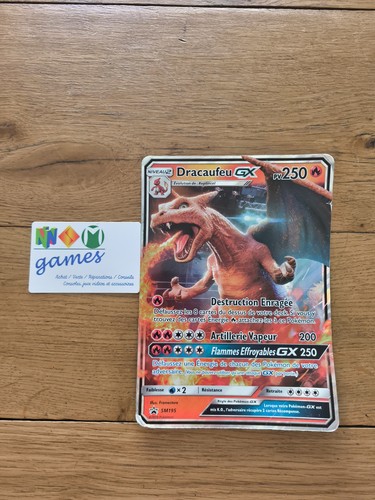 Carte pokemon dracaufeu sm195 - dracaufeu,