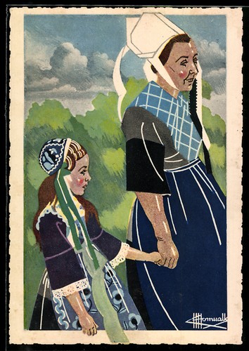 Carte postale artiste - carte, d'artiste