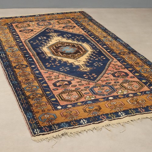 Tapis ancien coton noeud - coton,