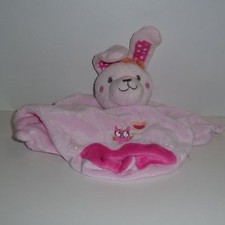 Doudou Lapin Tex Rose - Rose