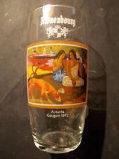 Superbe verre à bière KRONENBOURG GAUGUIN Paul Aréaréa 1892 fauvisme peintre