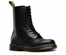 Dr Martens 10 Trou 1490 Lisse Noir 11857001
