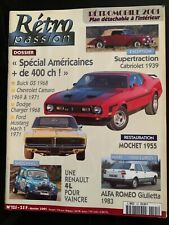 RETRO Passion n°125; Spécial Américaines + de 400 CH/ Mochet 1955/ Renault 4 L