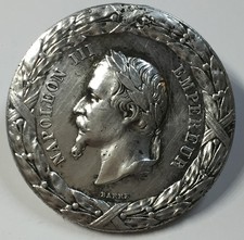 Médaille Argent Napoléon III