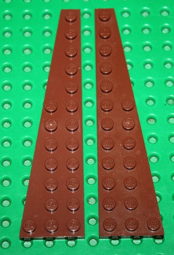 Lego redbrown wedge - lego, ref