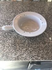 Ancien grand CRACHOIR  en faïence blanche ???