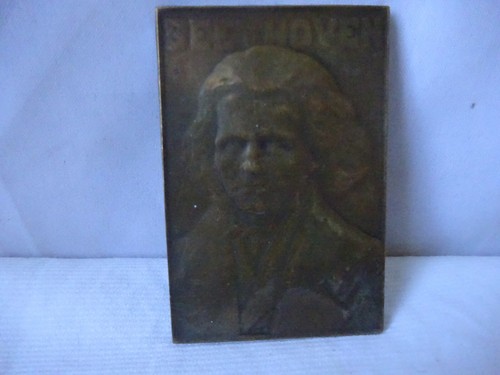 Medaille plaque bronze - plaque,