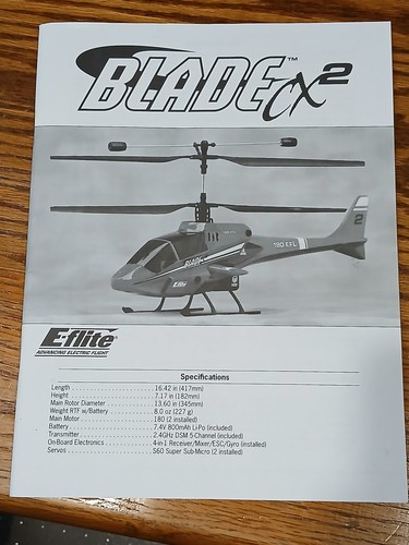 Flight blade cx2 operator - blade,