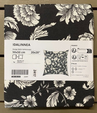 Housse de coussin IKEA IDALINNEA, anthracite, 50x50 cm / 20" x 20" 100% coton