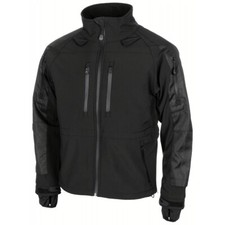 Soft Shell Veste, " Protéction ", Noir Hiking Extérieur Hobby Camping