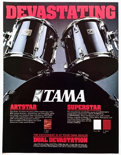 Tama drums artstar - tama, &
