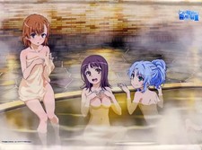 Présentoir à tapisserie scène B2 anime Misaka Itsuwa Toaru Majutsu no Index
