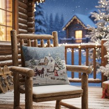 Housse de coussin gobelin nuit