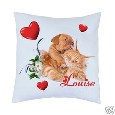 housse de coussin carre CHAT