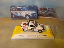 1/43 RENAULT 5  USINES NOUVELLES RALLYE PARIS DAKAR 1983 TRANSFO BOITE VITRINE