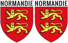 2x écussons NORMANDIE