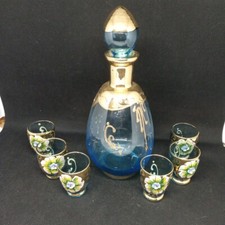 service à liqueur verre