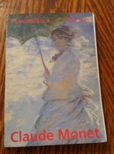 claude monet post card book