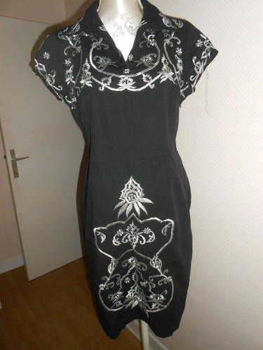 Robe noire almatrichi taille - robe,