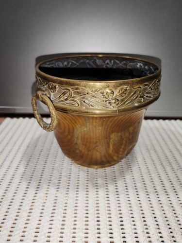 Ancien cache pot cuivre - cache-pot, en