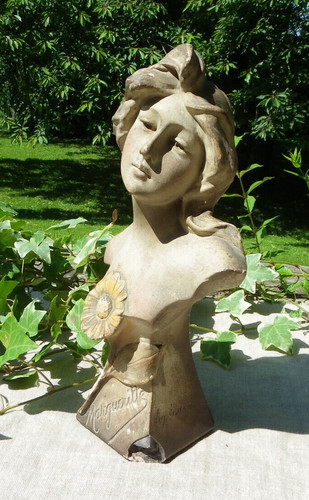 Buste femme art nouveau - buste,