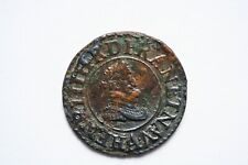 Denier tournois HENRI IV 1607 Paris