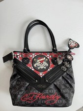 Ed Hardy Sac Épaule Tote Noir