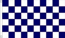 DRAPEAU DAMIER BLEU MARINE ET