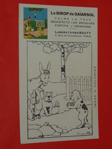 Chromo 1930 sirop gaïarsol - 1930,
