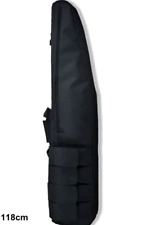 Sac de Transport Étanche 118 cm pour Fusil - Étui de Chasse Tissu Oxford NOIR