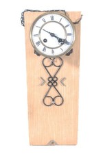 Ancienne Horloge Murale En Bois Vintage Rétro Mécanisme Décoratif