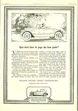 Publicité Ancienne  Voiture