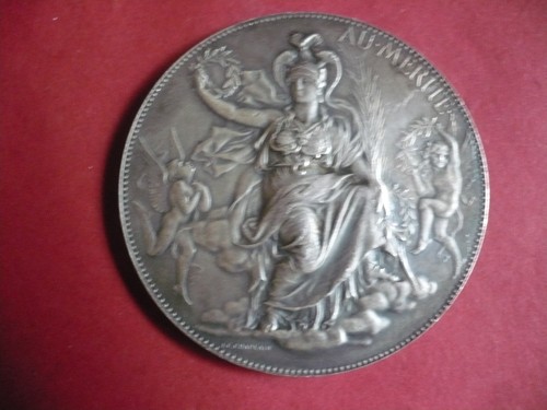 Art deco medaille bureau - art,