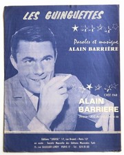 Partition vintage sheet music