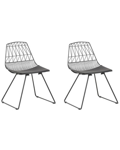 Beliani lot chaises - lot,