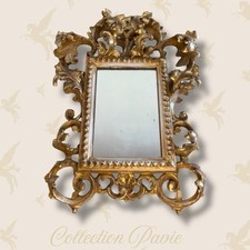 ✨ Miroir en bois sculpté – Style vénitien - ANCIENS ✨