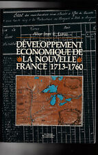 Développement économique de la Nouvelle France 1713-1760 Lunn Québec colonial
