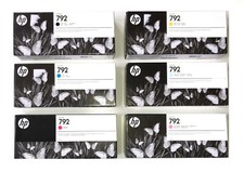 6 X Original Encre HP Latex 210 260 280 / Numéro 792 CN705A -CN710A Cartouches
