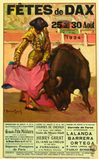 affiche poster  corrida dax