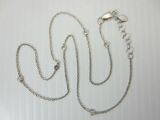 Collier Chaîne En Or Blanc