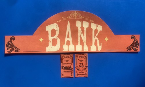 Playmobil western bank - *,