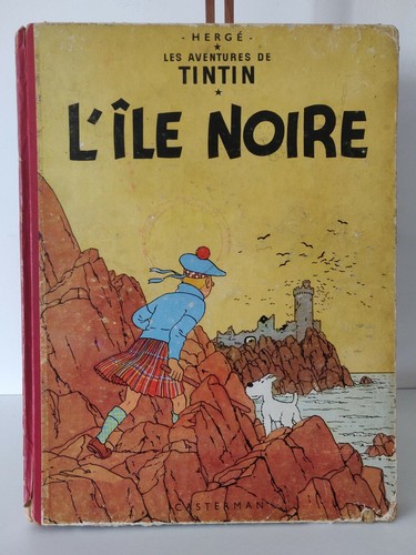 Tintin île noire très - l'île,