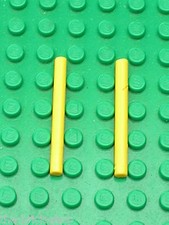 2 x LEGO yellow bar light