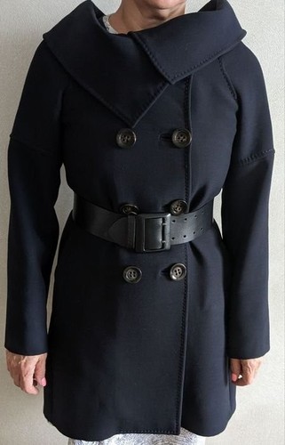 Manteau femme sportmax navy - sportmax,