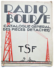 1934  TSF catalogue général des pieces detachees de Radio BOURSE Bruxelles