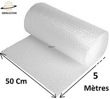 Rouleau De Papier Bulle Film Protecteur Emballage 50cm Larg x 5 mètres Long