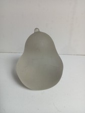 presse papier poire en verre