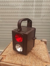 Ancienne Lanterne De Visiteur Oldman SNCF.Ancienne Lampe S.N.C.F En Bakélite 